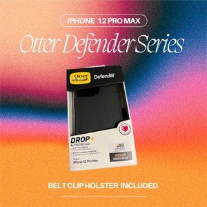 OTTERBOX Defender Series - iPhone 12 Pro Max with Belt Clip Holster